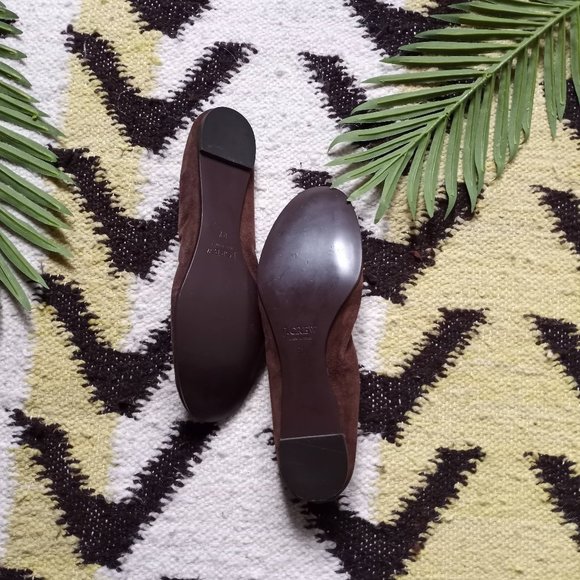 J. Crew Suede Made In Italy Flats Size 81/2 - Picture 10 of 10